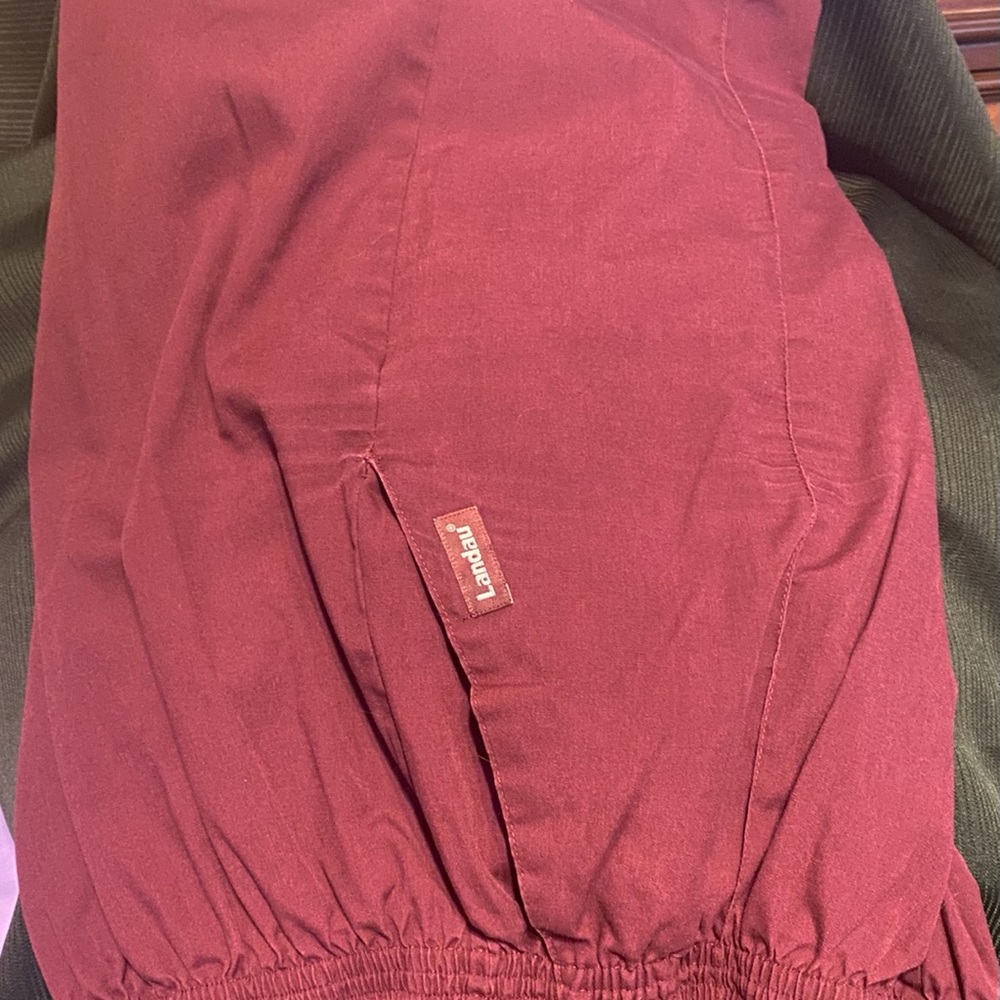 Burgundy Scrub Pants Size 2X